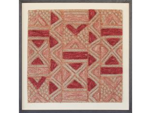 Bokila Kuba Cloth Design Textile 28W X 28H