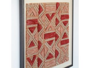 Bokila Kuba Cloth Design Textile 28W X 28H