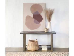 White Wash Desk With Concrete Top