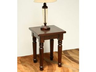 Hyde Turned-Leg Side Table
