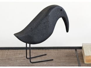 Black Bird Figurine - Cleared Décor