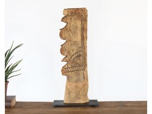 Large Primitive Sculpture - Cleared Décor