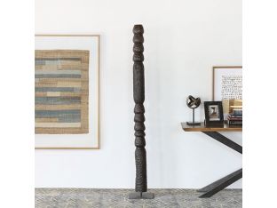 73" H Primitive Totem Sculpture - Cleared Décor