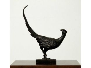 Bronze Iron Pheasant Figurine