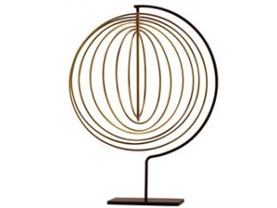 Endless Circles Brass Sculpture - Cleared Décor