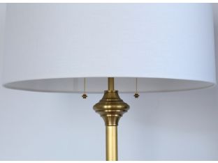 Antique Brass Monroe Floor Lamp