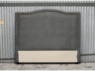 Parker Queen Headboard in Charcoal Gray