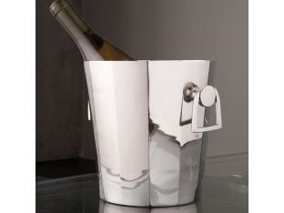 Octagonal Ice Bucket with Handles