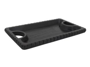 Black Scalloped Edge Tray