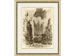 Down Sansom Street 16W x 18H