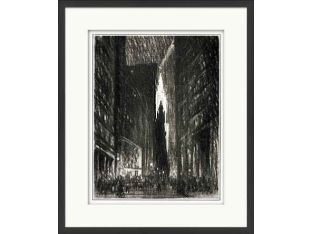 New York Charcoal Study I 26W x 32H