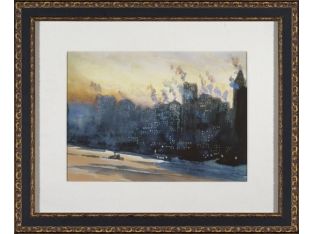 City Watercolor - New York 28W x 23H
