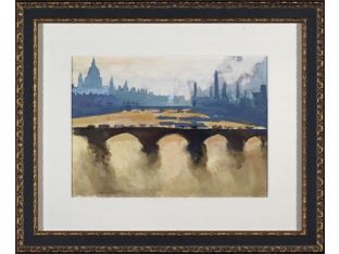 City Watercolor - Paris 28W x 23H