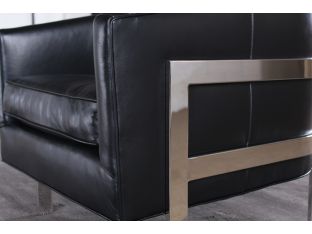 Mitchell Gold Avery Chair in Black Leather