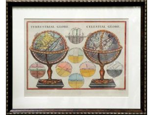 Terrestrial & Celestial Globe 32W x 26H