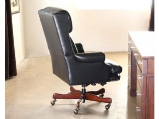 Black Leather High Back Executive Chair