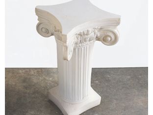 White Column Display Pedestal