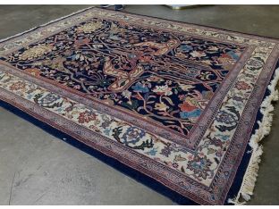 8' X 10' Persian Navy Rug