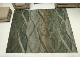 8' x 10' Hand-tufted Metro Classic Gray Wool Rug