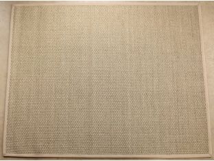 7'6" x 9'6" Light Beige Seagrass Rug