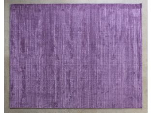 8' x 10' Hand-loomed Rug in Eggplant