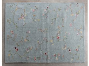 7'9" x 9'9" Hand-tufted Green Spring Hill Rug