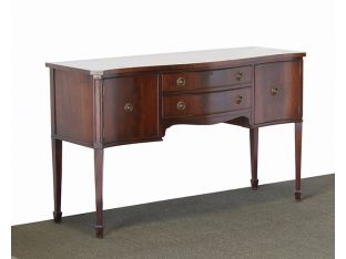 Four Leg Hepplewhite Antique Sideboard circa 1940s