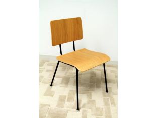 School Chair in Natural Oak