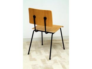 School Chair in Natural Oak