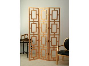 Gilded Wood Open Work Screen