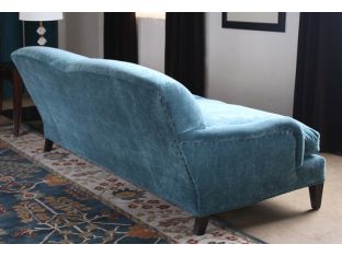 Peacock Coral Velvet Sofa 