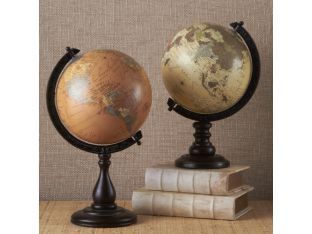 Set of 2 Decorative Globes