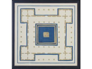 Garden in Gold 1 32.5W x 32.5H
