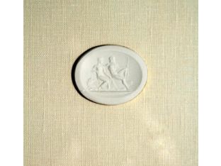 Saturn and His Wife Rhea With Their Attributes 14W x 18H