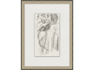 Charcoal Figure Study 7 14.5W x 19.5H