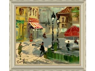 Scenes from Paris Street I 26W x 25H