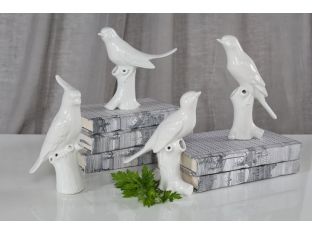 Set of 4 Bird Vases