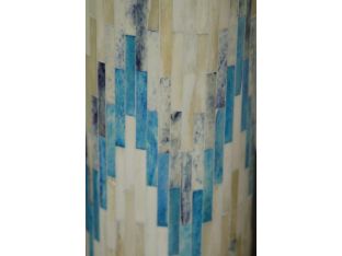 Aqua Mosaic Lamp
