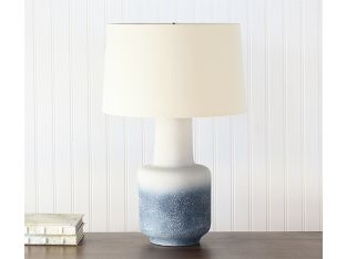 Indigo Ombre Ceramic Table Lamp
