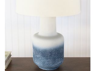 Indigo Ombre Ceramic Table Lamp