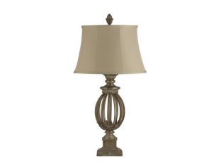 Gold Metal Open Sphere Table Lamp